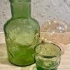 Carafe en verre vert – Image 4